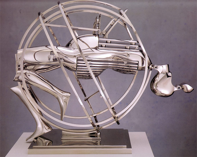 Figure in Sphere :: Ernest Tino  Trova